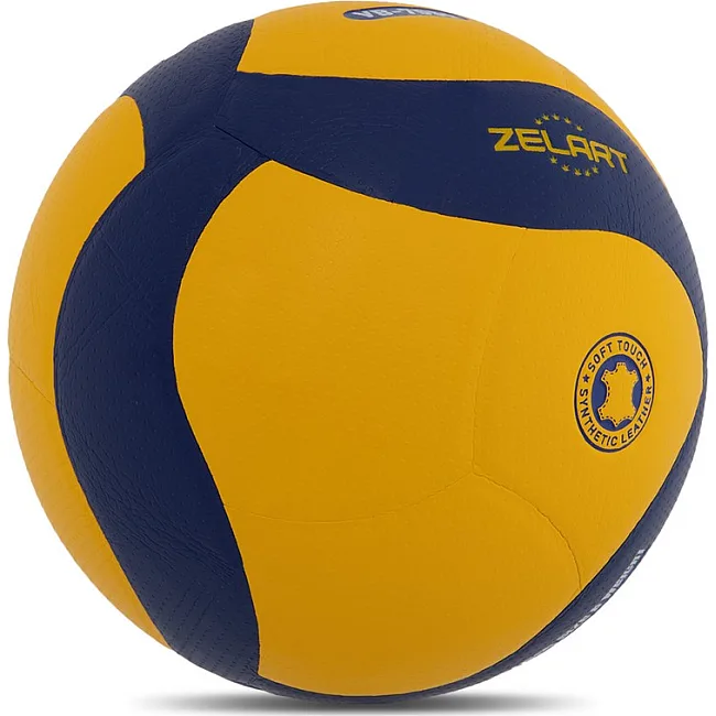 Волейбольный мяч
 ZELART
 VB-7550 №5 PU (Желтый-синий)