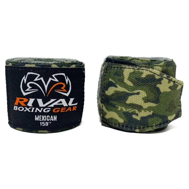 Бинты боксерские RIVAL Camo Army Green