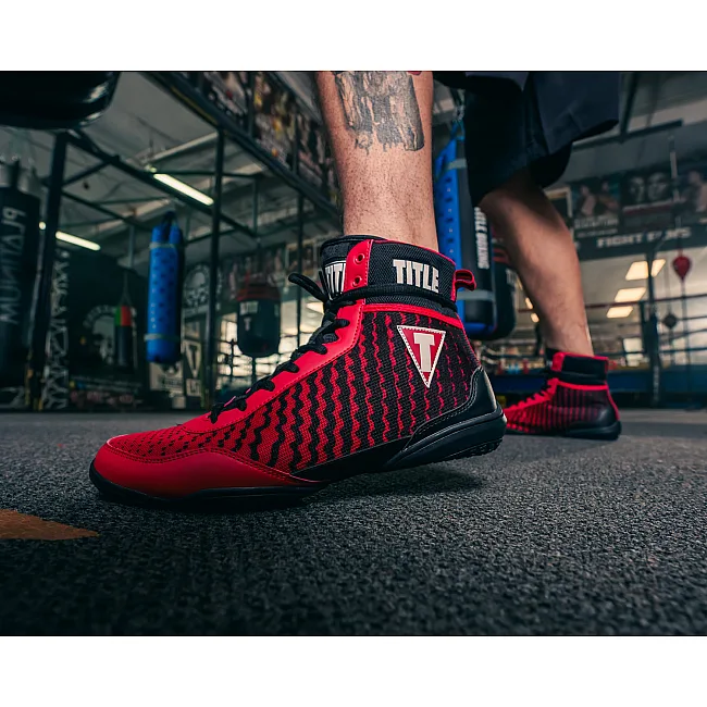 Боксерки для бокса TITLE Boxing Predator II 2.0 Black Red
