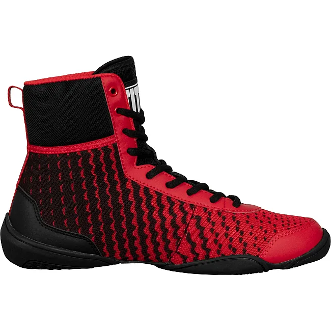 Боксерки для бокса TITLE Boxing Predator II 2.0 Black Red