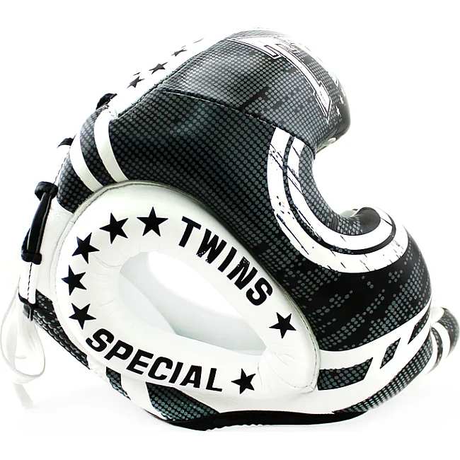 Боксерський шолом Twins Fancy FHGL3-TW5 Black White