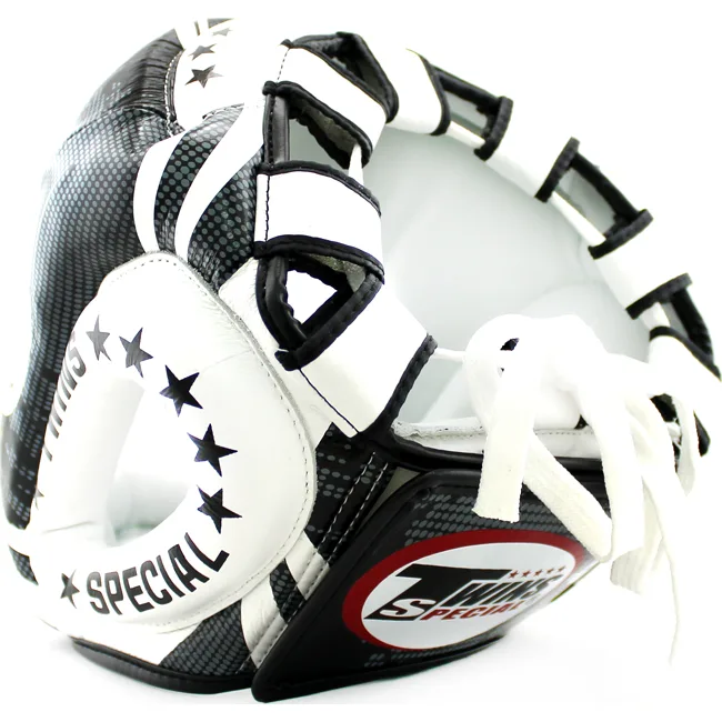 Боксерський шолом Twins Fancy FHGL3-TW5 Black White