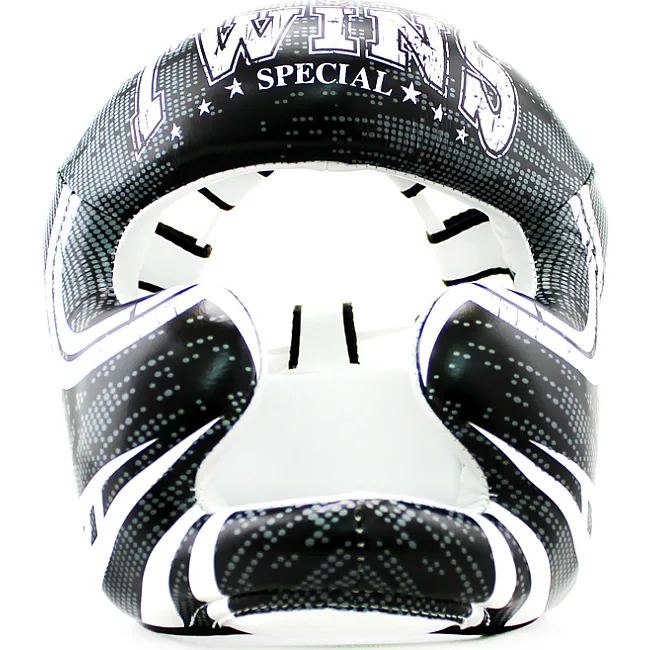 Боксерський шолом Twins Fancy FHGL3-TW5 Black White