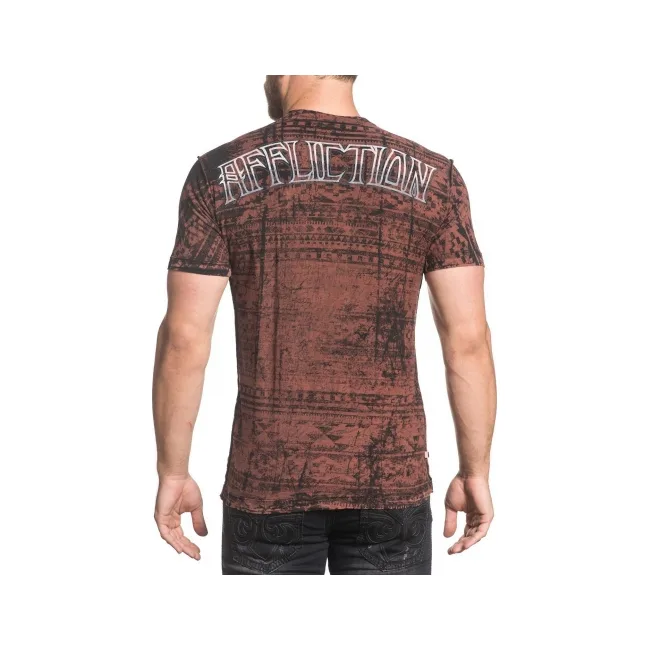 Двухсторонняя футболка AFFLICTION AC Last Rites Reversible