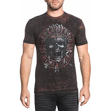 Двухсторонняя футболка AFFLICTION AC Last Rites Reversible