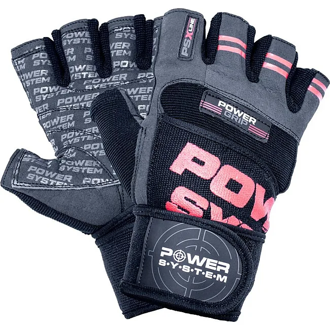 Фитнес перчатки POWER SYSTEM PS-2800 Power Grip Red
