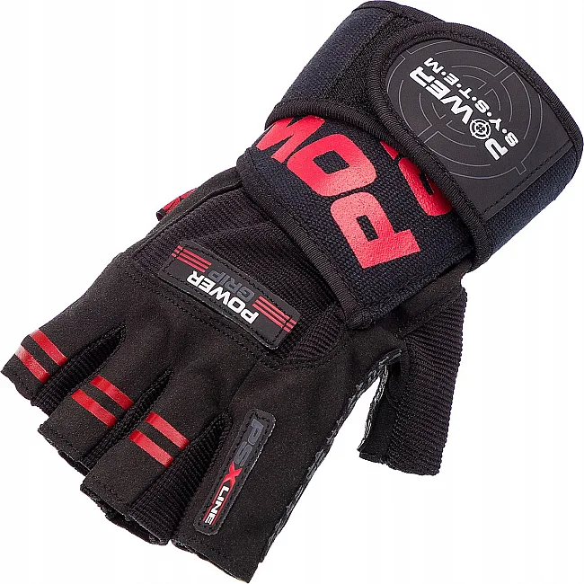 Фитнес перчатки POWER SYSTEM PS-2800 Power Grip Red