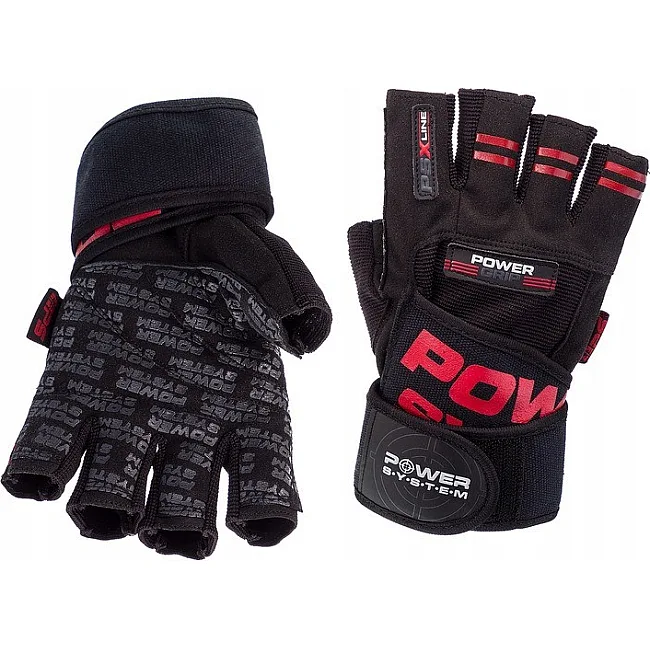 Фитнес перчатки POWER SYSTEM PS-2800 Power Grip Red
