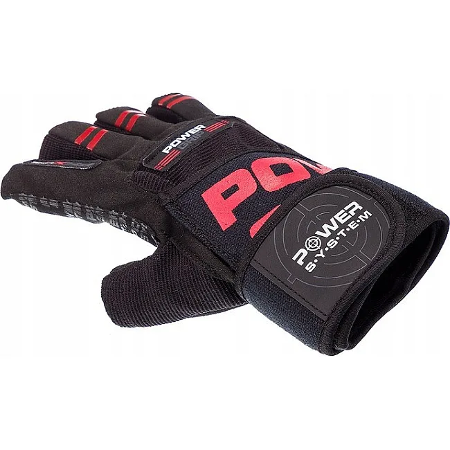 Фитнес перчатки POWER SYSTEM PS-2800 Power Grip Red