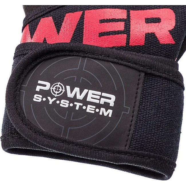 Фитнес перчатки POWER SYSTEM PS-2800 Power Grip Red