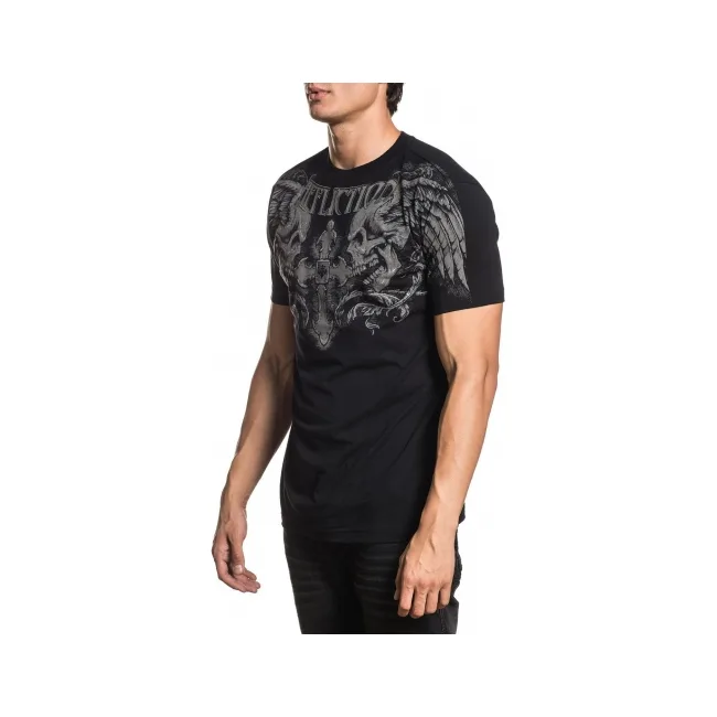 Футболка чоловіча AFFLICTION Winged Up SS Tee Black