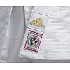 Кимоно для дзюдо Champion II с лицензией IJF Slim Fit (белый/золотые полосы) ADIDAS J-IJF-SMU