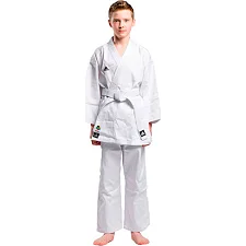 Кимоно для карате Adidas Club (белый, K220C) с лицензией WKF