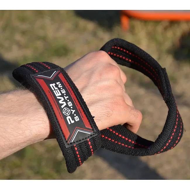 Лямки для тяги (висмерка) POWER SYSTEM PS-3405 Figure 8 Black/Red