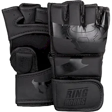 Перчатки для MMA Ringhorns Charger MMA Gloves Black Black