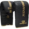 Рукавички снарядні RDX F6 Kara Boxing Black Gold