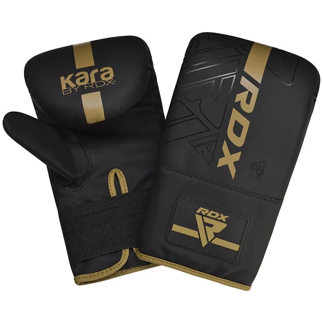Рукавички снарядні RDX F6 Kara Boxing Black Gold