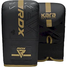 Перчатки снарядные RDX F6 Kara Boxing Black Gold
