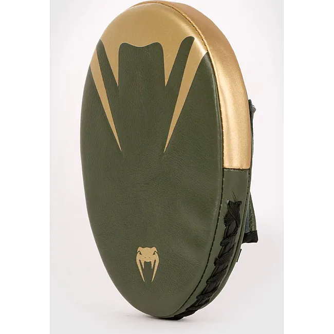 Плоские лапы для бокса VENUM Pro Boxing Flat Khaki Gold