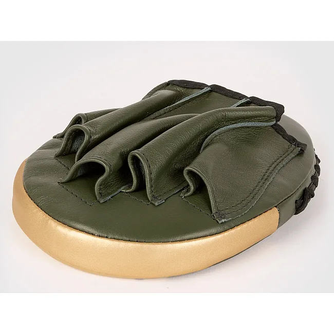 Плоские лапы для бокса VENUM Pro Boxing Flat Khaki Gold