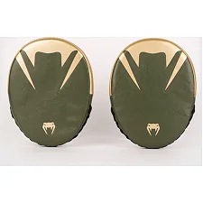 Плоские лапы для бокса VENUM Pro Boxing Flat Khaki Gold