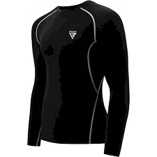 Рашгард з довгим рукавом RDX Lycra Black