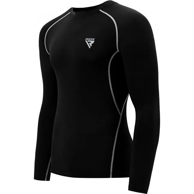 Рашгард з довгим рукавом RDX Lycra Black