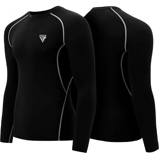 Рашгард з довгим рукавом RDX Lycra Black