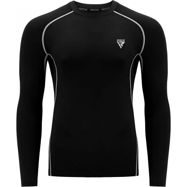 Рашгард з довгим рукавом RDX Lycra Black