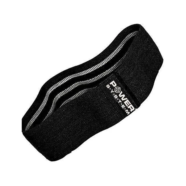 Резинка для фітнесу тканева POWER SYSTEM PS-4093 Booty Band LVL 3 Black/Grey (d_94 см. 6-12кг.)