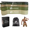 Резиновые петли для тренировок U-POWEX Pull up band set 5шт (3.6-56-7кг) Olive