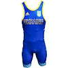 Трико для боротьби Adidas UWW (синій, 1633BLUE V2)
