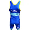 Трико для борьбы Adidas UWW (синий, 1633BLUE V2)