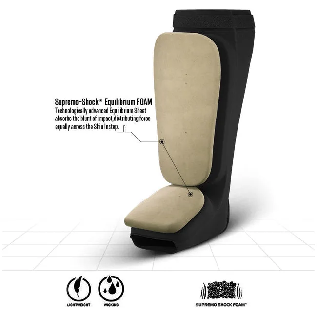 Защитные щитки для ног RDX Hosieri Shin Instep Guard Black Pink