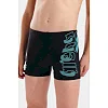 Плавки-шорты для мальчиков Arena TALES SWIM SHORT черный, бирюзовый (для детей)