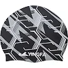 Шапочка для бассейна силиконовая YINGFA C0080 (Серый-красный)