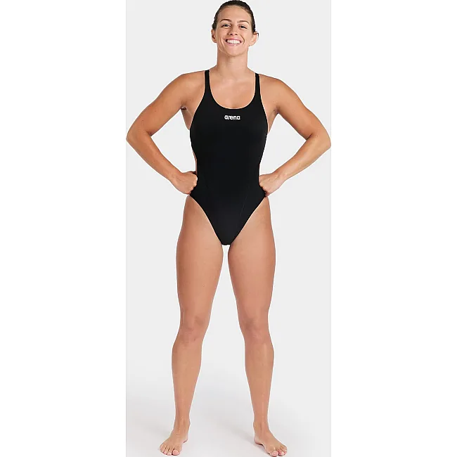 Купальник закрытый для женщин Arena TEAM SWIMSUIT SWIM TECH SOLID черный (для женщин)