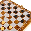 Шахматы шашки нарды 3 в 1 набор настольных игр деревянные SPRINTER 9029 размер 29,5см x 29,5м