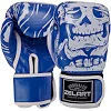 Перчатки для бокса FLEX ZELART SKULL BO-5493 (Синий)