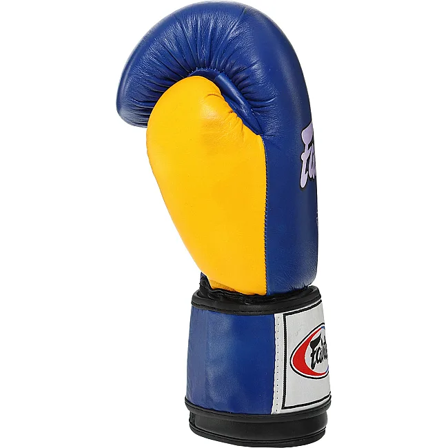 Рукавички для боксу


 шкіряні FAIRTEX
 FTX065 (Синьо-жовтий)