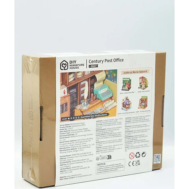 Конструктор 3D міні-будинок Robotime Rolife Century Post Office DS037