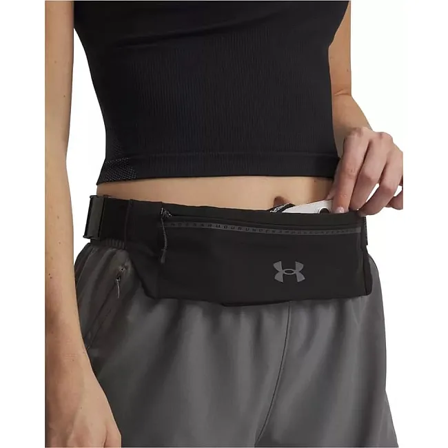 Сумка на пояс UNDER ARMOUR Velociti Run Belt чорний 33,3 х 8,9 см