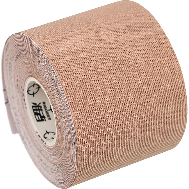 Кинезио тейп для лица и тела Kinesio tape RIGORER Z1608005-2 (Бежевый)