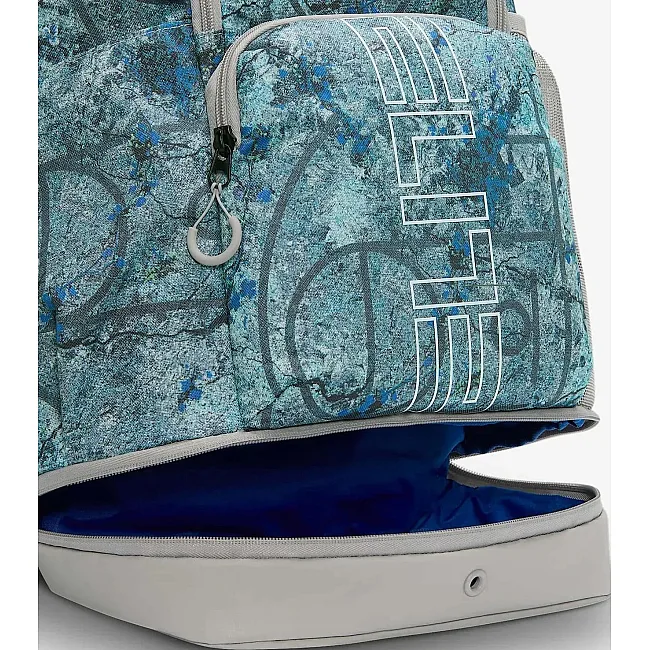 Рюкзак NIKE NK VARSITY ELITE BKPK-AOP SU26 32L зелений, сірий 48 x 31 x 23 см