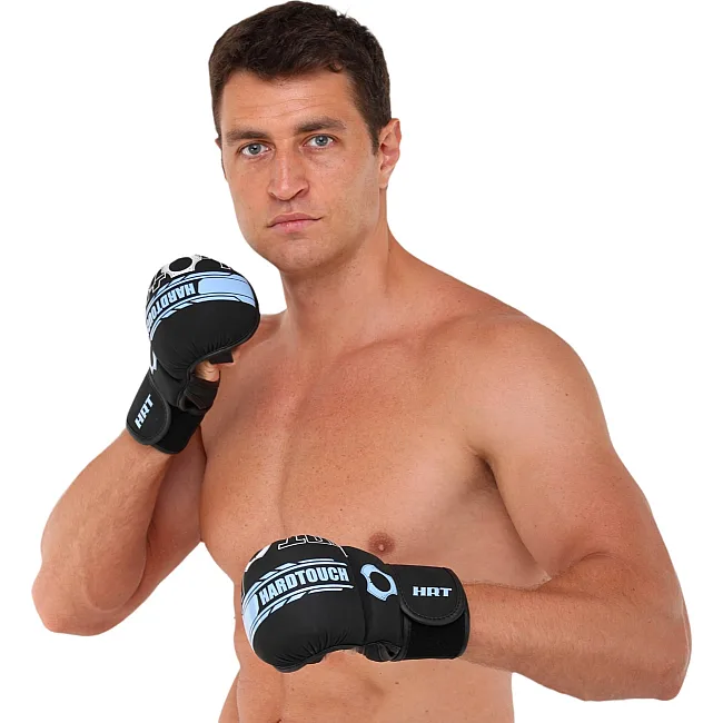 Рукавички Краби спарингові для MMA HARD TOUCH BO-00126 (Чорний)