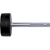 Штанга неразборная с фиксированным весом прямая полиуретановая LiveUp LP8010-25 длина-89,2см 25кг