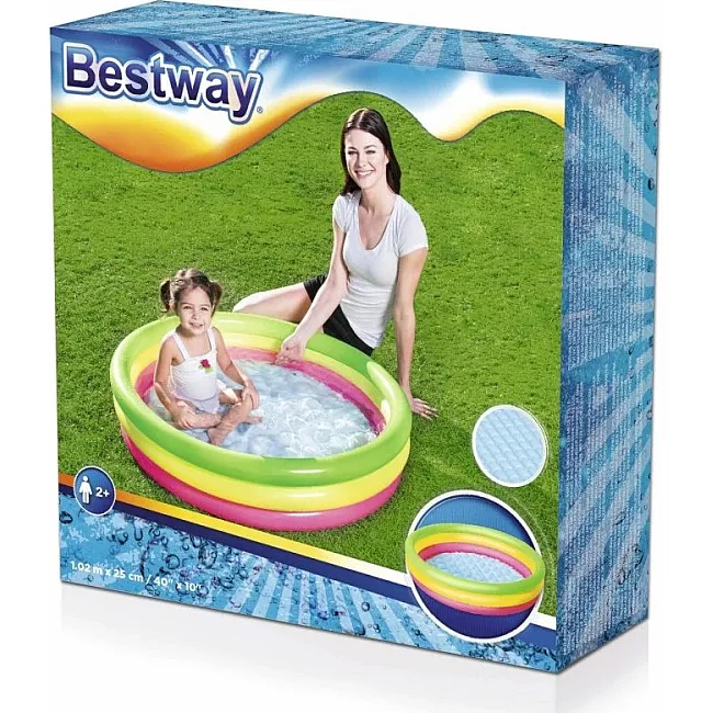 Басейн надувний дитячий Bestway 51104 102х25 см