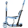 Самокат детский трехколесный Ricokids Todi голубовато-серый