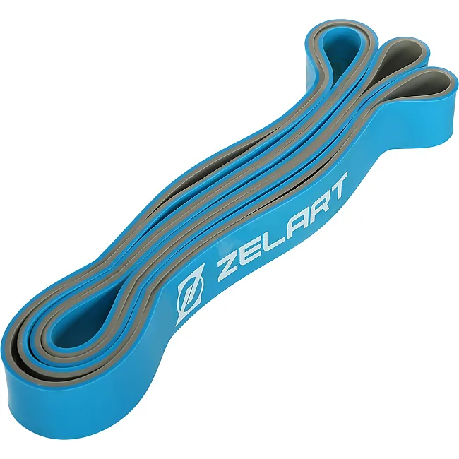 Резина петля для подтягиваний двухслойная ZELART
 FI-0911-5 (Синий)