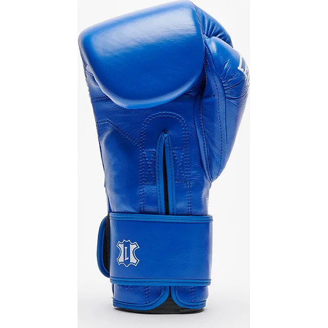 Боксерские перчатки Leone GN111 THE GREATEST Blue (бинты 4 м. в комплекте)
